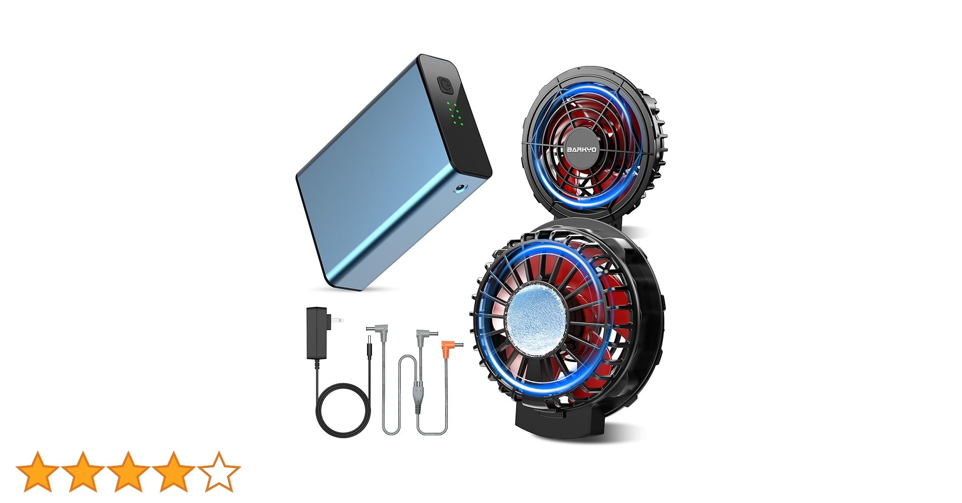 Amazon.co.jp: ファンバッテリーセット【2025「冷+涼」新形態＆冷却